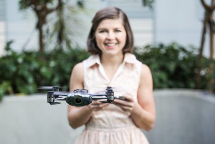 American drone companies Lily mota sally french the drone girl